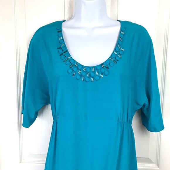 Boden Decadent Tunic Dress Ultramarine Blue Sz 6 NWT - Picture 3 of 5